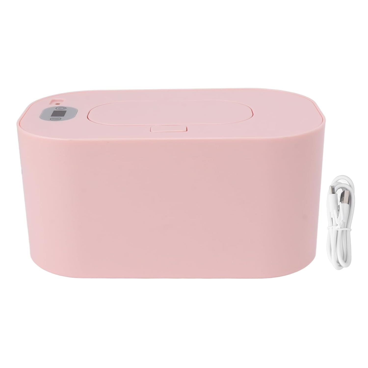 CHEOTIME Baby Wipe Warmer and Baby Wet Wipes Dispenser, 5 Temperature Mode USB Power Supply Baby Wipes Warmer for Babies Diaper Wipe Warmer 5V (Pink)