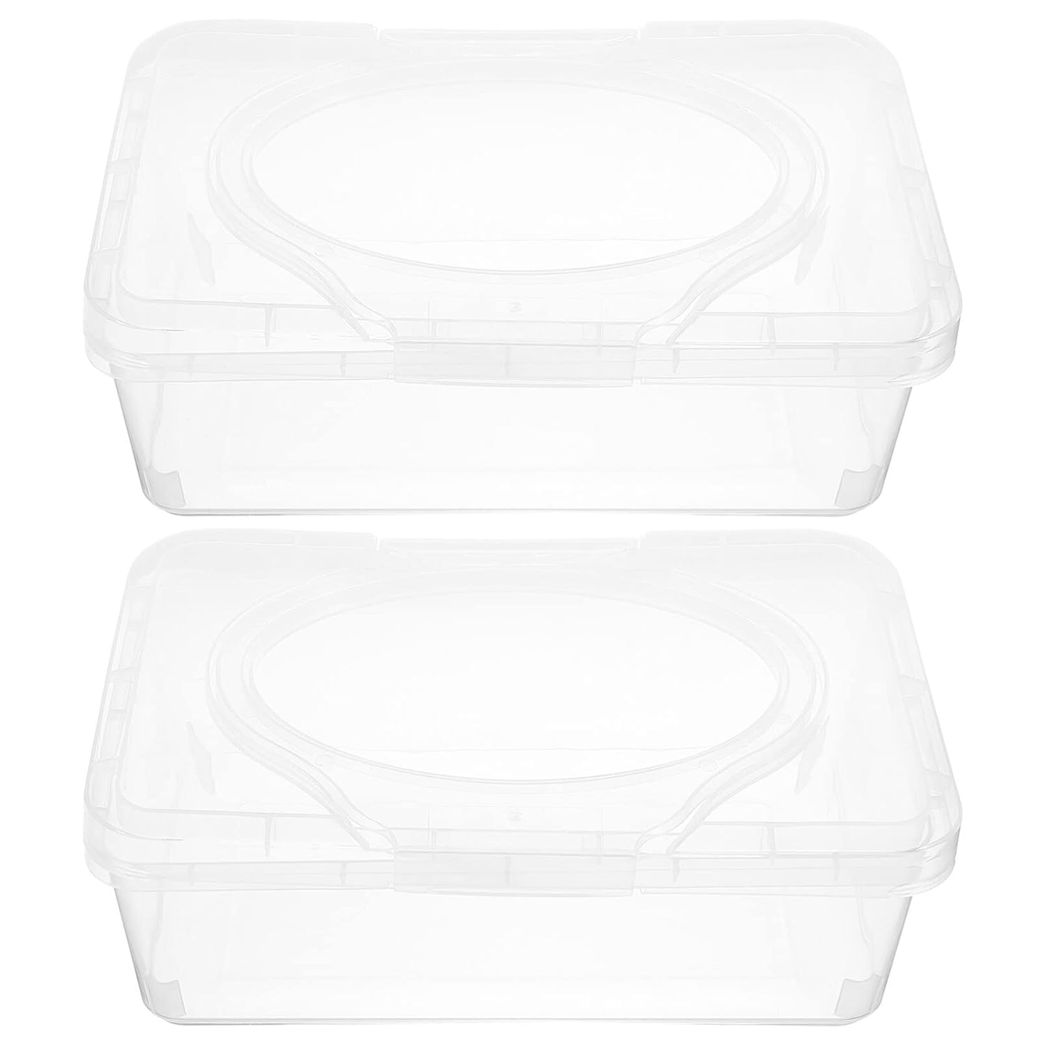 Alipis Ergonomic Baby Wipes Dispenser Reusable Stroller Box Portable Wipes Holder for Home