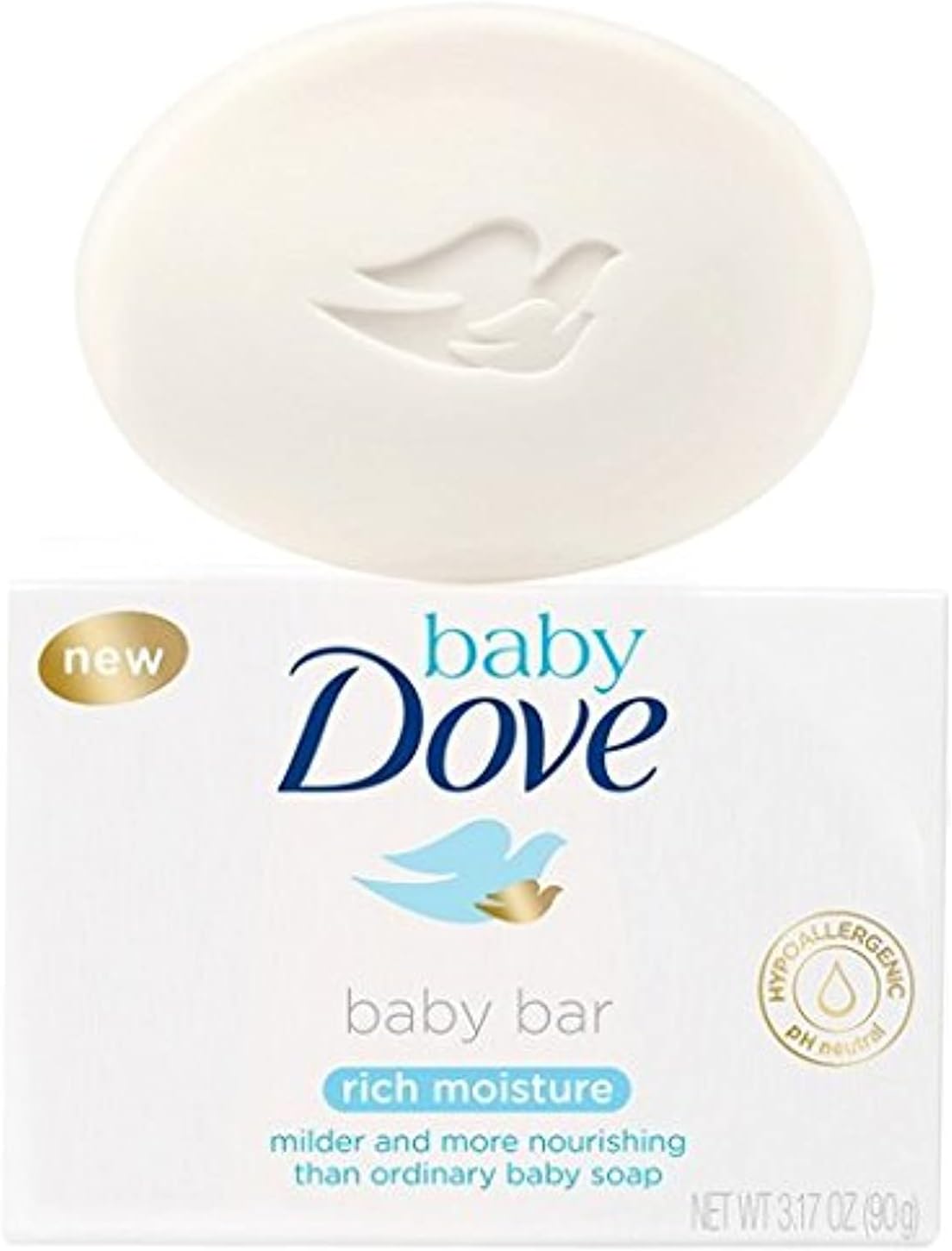 Dove Baby Bar Rich Moisture, 3.17 Ounce