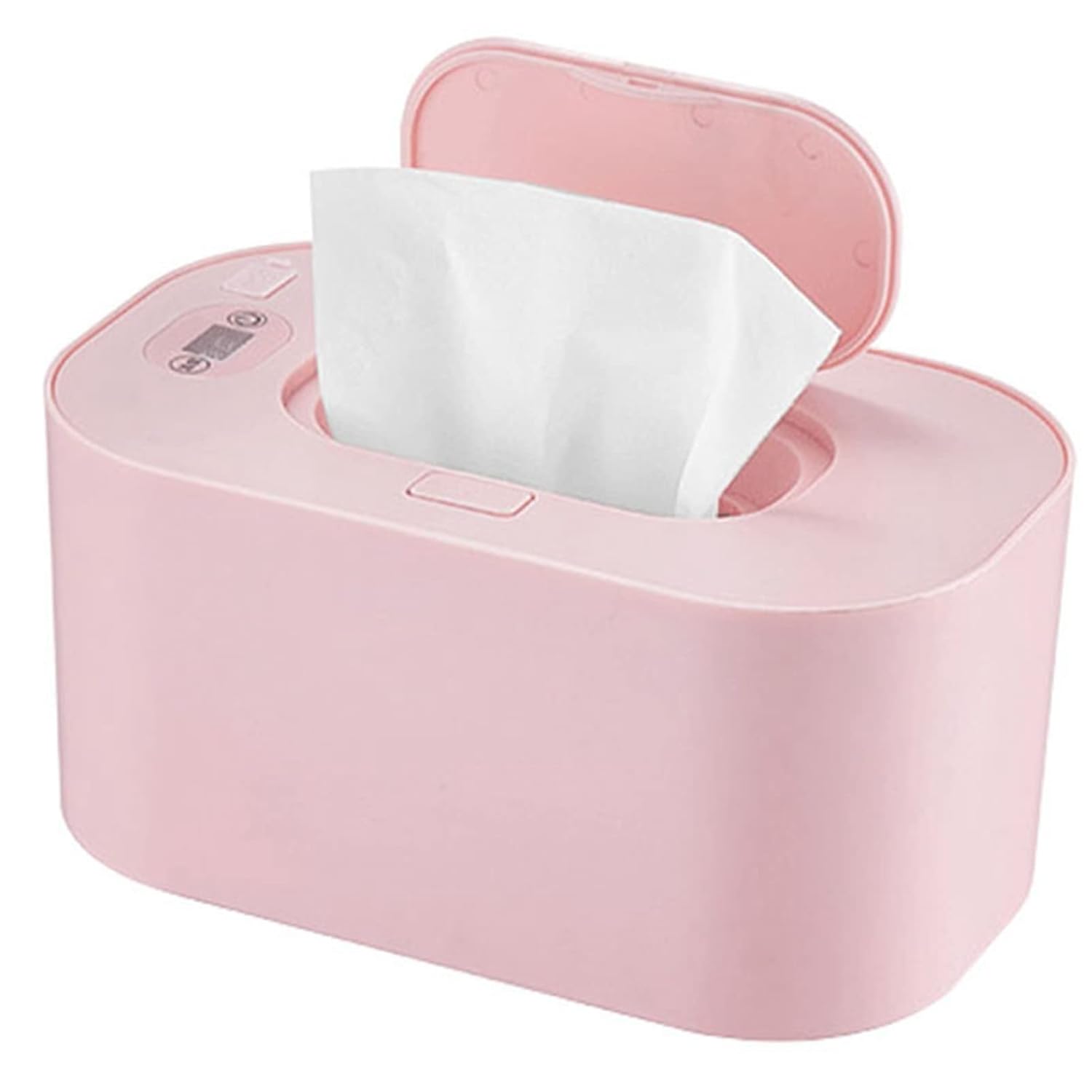 Plplaaoo Baby Wipe Warmer with Temperature Control – Portable Wipe Warmer for Car and Home Use – USB Powered Baby Wet Wipes Heater Dispenser with Digital Displa