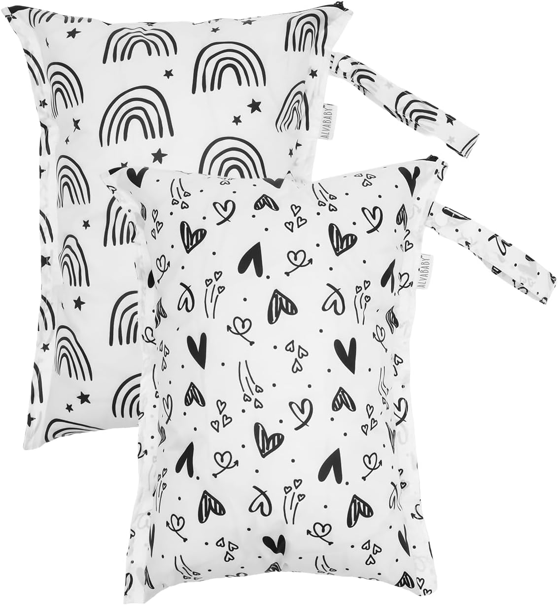 ALVA Waterproof Leakproof Wet Dry Bag 2-Pack | Reusable for Swim, Baby Clothes, Diapers & Travel 2LK05