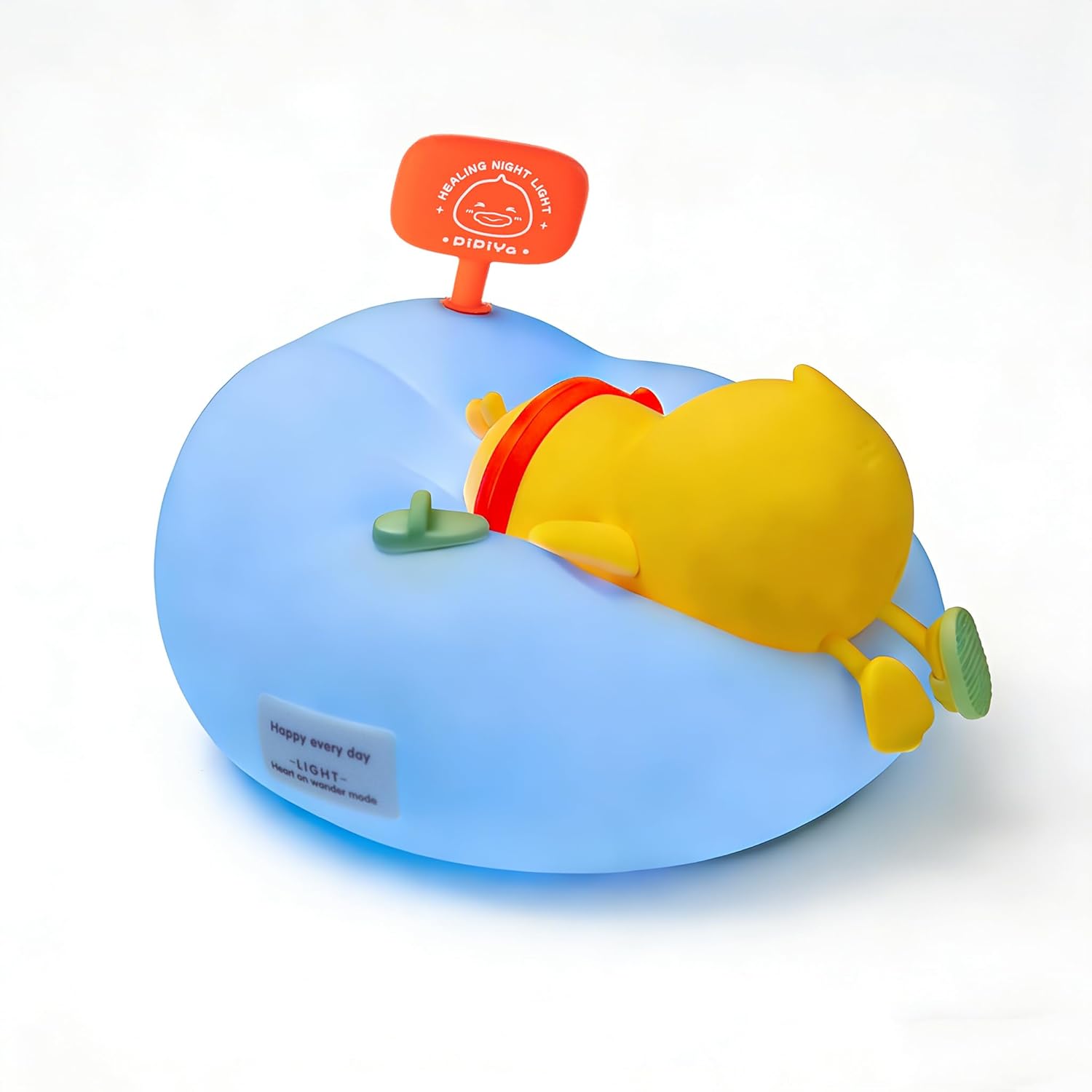 AuroraNiteBeam Duck Night Light for Kids, 7 Colors LED Nursery Lamp Dimmable & Rechargeable, Duck Silicone Lamp for Bedroom/Nursery,Room Decor Lamp Gift for Adu