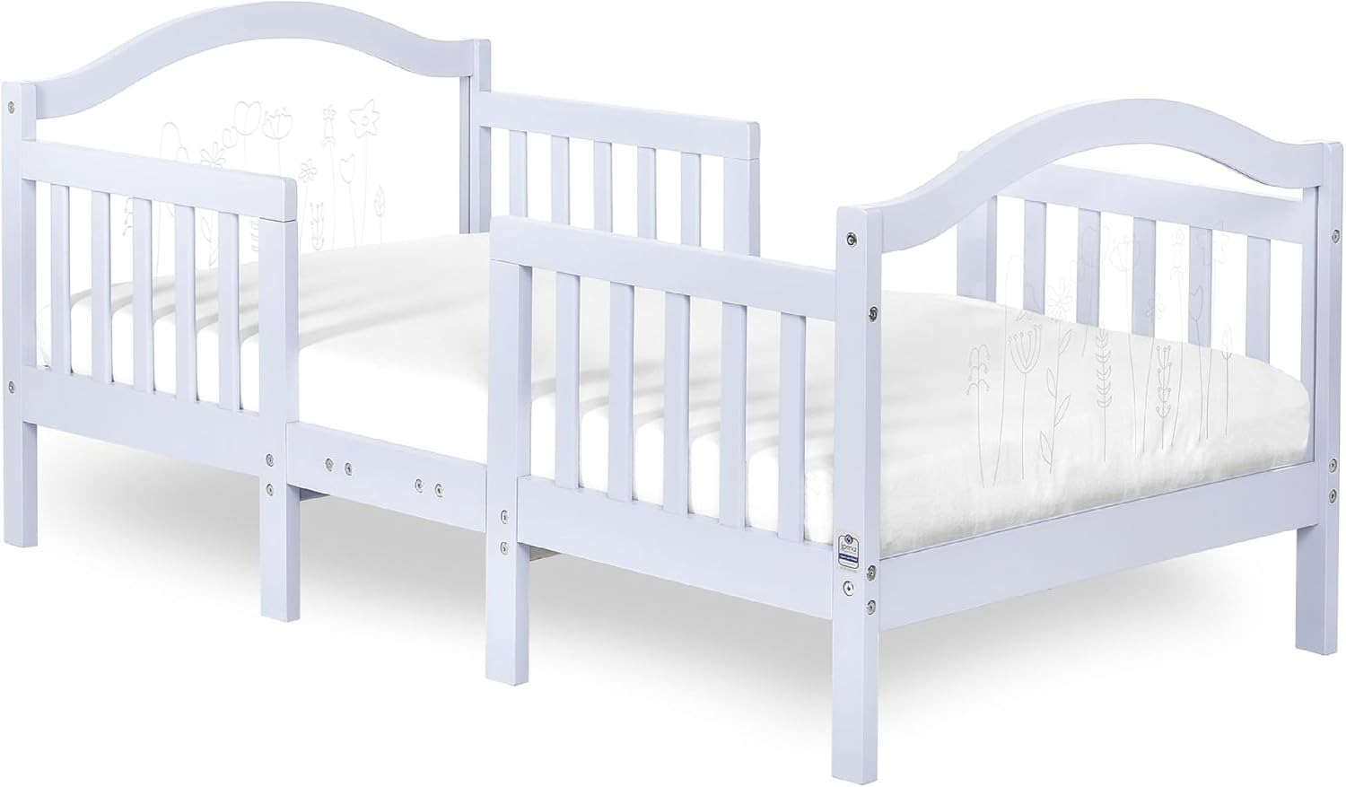 Dream On Me Rosie 3-in-1 Convertible Wooden Toddler Bed Frame